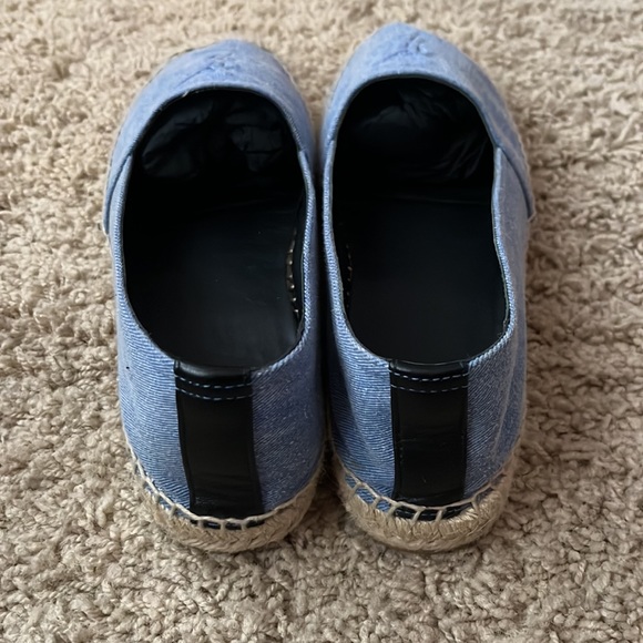 YSL women’s espadrilles size 38. Denim color - Picture 6 of 8
